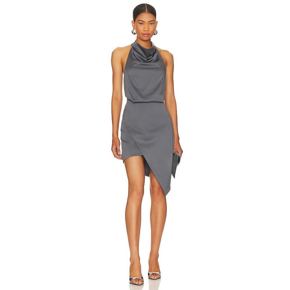 NWT Elliatt Camo Mini Dress in Charcoal Women's Size X-Large XL